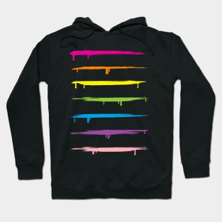 Gay Pride Rainbow Stripes Hoodie